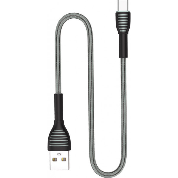 Фото - Кабель Colorway USB - Type-C 3А 1 m Grey (CW-CBUC041-GR)