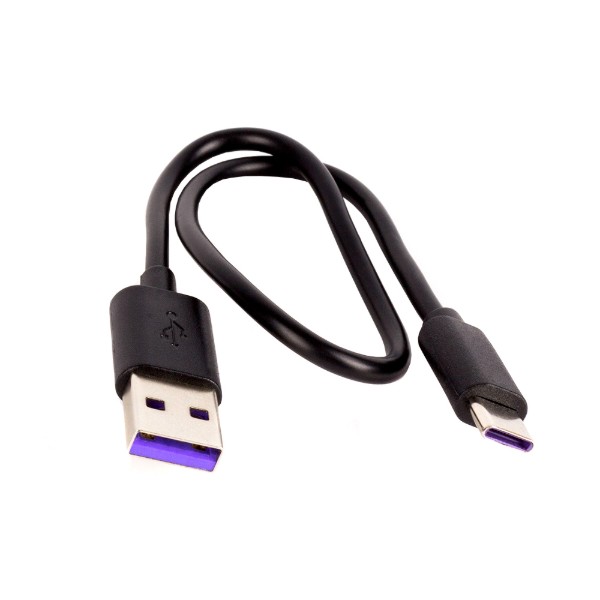Фото - Кабель Colorway USB - Type-C (PVC) 3А 30 см Black (CW-CBUC059-BK)