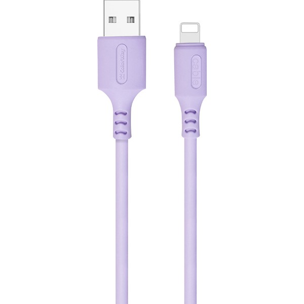 Фото - Кабель Colorway USB - Apple Lightning 2.4А 1 m (CW-CBUL044-PU)