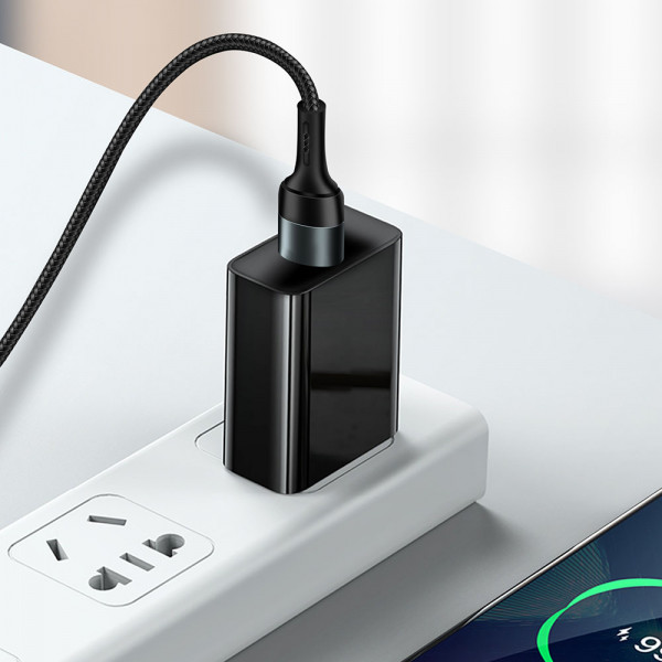 Фото - Кабель Colorway USB - Apple Lightning 2.4А 1 m (CW-CBUL045-BK)