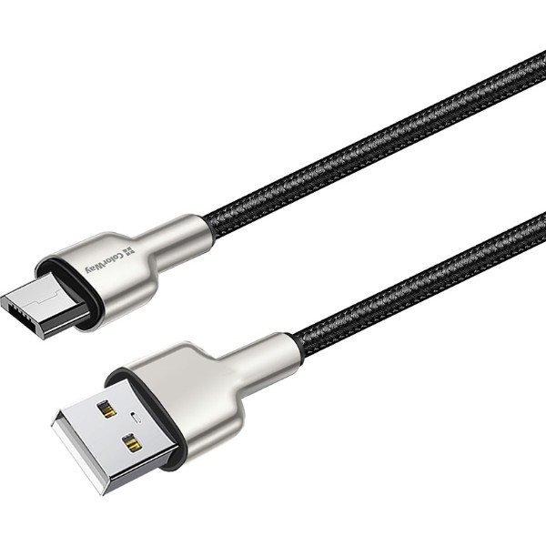 Фото - Кабель Colorway USB - MicroUSB 2.4А 1 m (CW-CBUM046-BK)