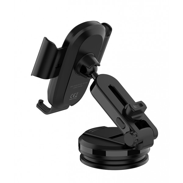 Фото - Уценка - Автодержатель с беспроводной зарядкой Colorway Dashboard Car Wireless Charger 15W Black (CW-CHAW037Q-BK)