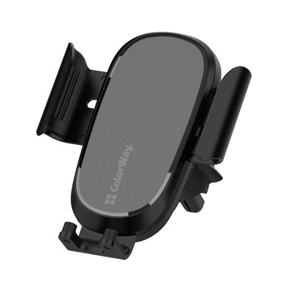 Фото - Автодержатель с беспроводной зарядкой Colorway Air Vent Car Wireless Charger 15W Black (CW-CHAW038Q-BK)