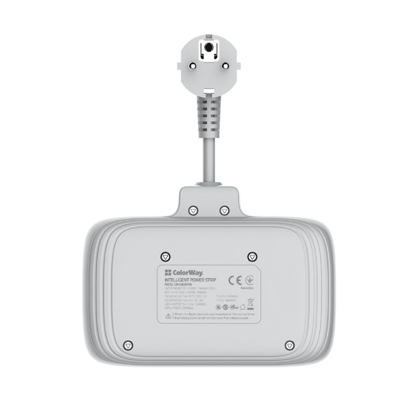 Фото - Мережевий фільтр Colorway 2 розетки,3 USB-A, 1xUSB-C (CW-CHE24PDW)