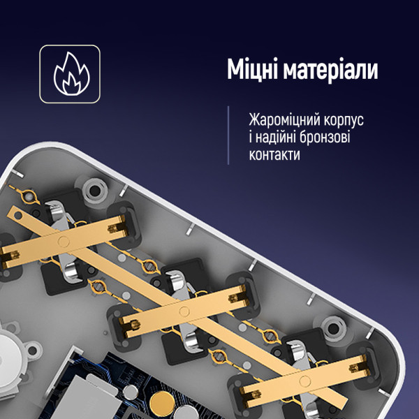 Фото - Сетевой фильтр Colorway 3 роз., 6xUSB (3xUSB-A + 3xTYPE-C) 20W Black 2m (CW-CHE36PDB)