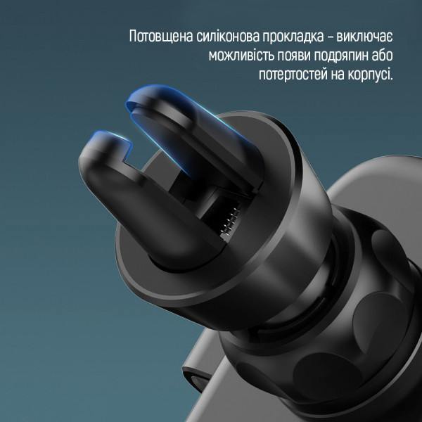 Фото - Автотримач Colorway Metallic Gravity Holder 3 Black (CW-CHG14-BK)