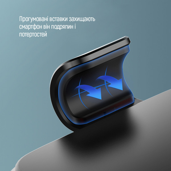 Фото - Автотримач Colorway Metallic Gravity Holder 3 Black (CW-CHG14-BK)