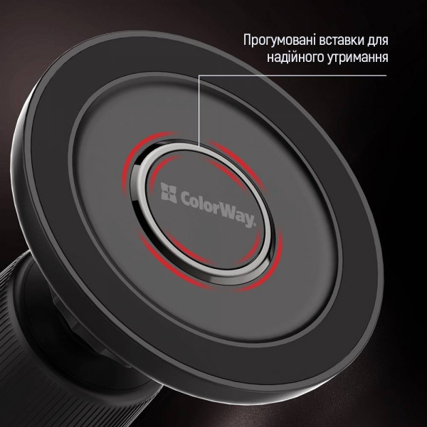 Фото - Автодержатель Colorway Air Vent-5 Black (CW-CHM15-BK)