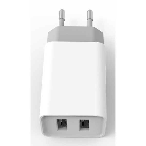 Фото - Мережевий зарядний пристрій Colorway AutoID 2USBx2.1A White (CW-CHS015-WT)