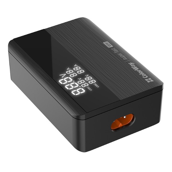 Фото - Сетевое зарядное устройство Colorway Power Delivery GaN (2USB-A + 2USB TYPE-C) (100W) Black (CW-CHS041PD-BK)