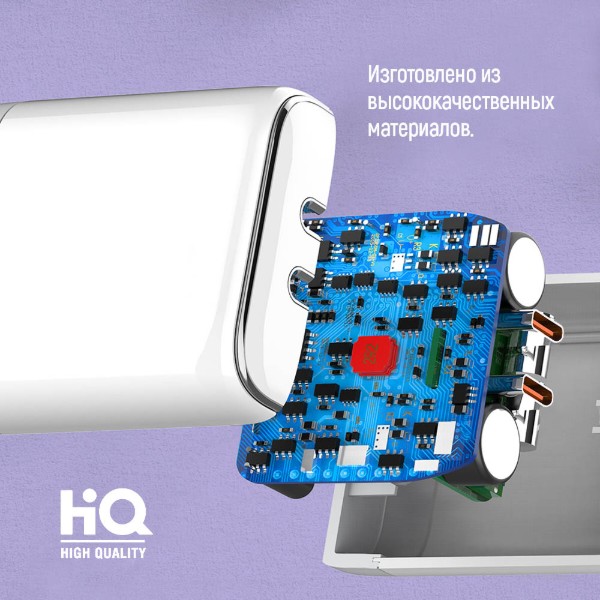 Фото - Автомобільний зарядний пристрій Colorway Power Delivery Port PPS USB (Type-C PD + Type-C PD) 40W White (CW-CHS048PD-WT)