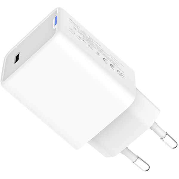Фото - Мережевий зарядний пристрій Colorway GaN Mini 45W PD Port PPS USB-C White (CW-CHS057PD-WT)