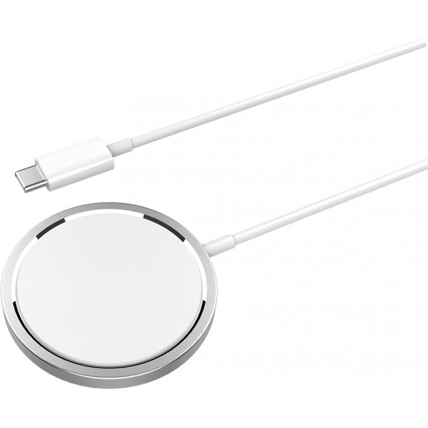 Фото - Беспроводное зарядное устройство Colorway MagSafe Charger 15W for iPhone White (CW-CHW27Q-WT)