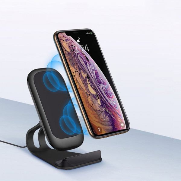 Фото - Бездротовий зарядний пристрій Colorway Wireless Stand 15W Black (CW-CHW31Q-BK)