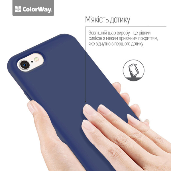 Фото - Чехол для смартфона Colorway Liquid Silicone for Xiaomi Redmi Note 15 Pro + 5G, blue (CW-CLSXRN15PP5-LB)
