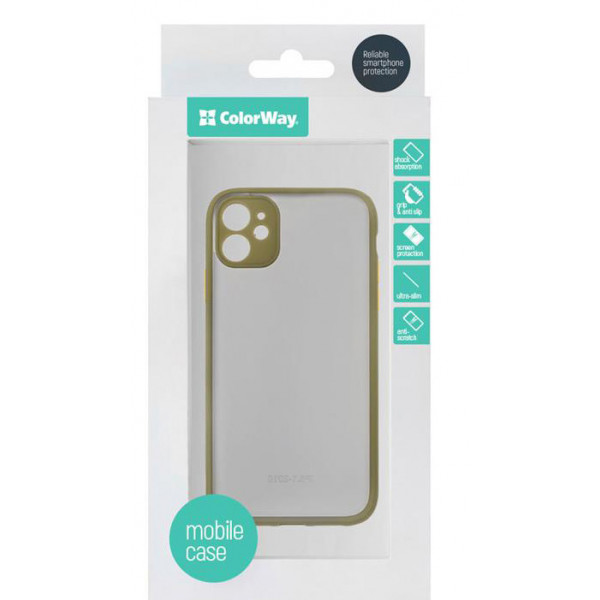 Фото - Чехол для смартфона Colorway Smart Matte для Apple iPhone 11, зелёный (CW-CSMAI11-GR)