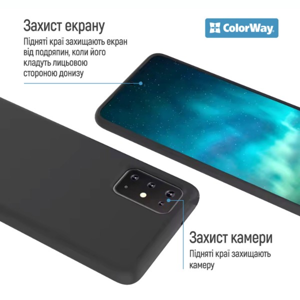 Фото - Чохол для смартфону Colorway TPU matt до Realme 12 4G Black (CW-CTMR124G-BK)