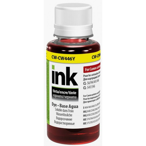 Фото - Чорнило Colorway Canon CL-446 100 мл Yellow (CW-CW446Y01) Фото - Чорнило Colorway Canon CL-446 100 мл Yellow (CW-CW446Y01)