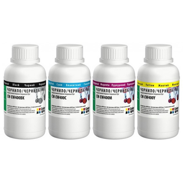 Фото - Чернила Colorway для Epson SC 67/87/79/91/T26 (4х200 мл) BK/С/M/Y (CW-EW400SET02)