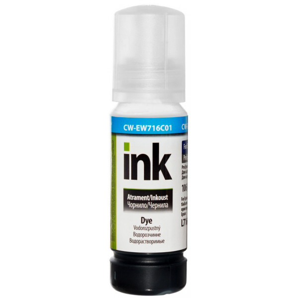 Фото - Чорнило Colorway Epson L-7160/7180 70 мл Cyan (CW-EW716C01) Фото - Чорнило Colorway Epson L-7160/7180 70 мл Cyan (CW-EW716C01)