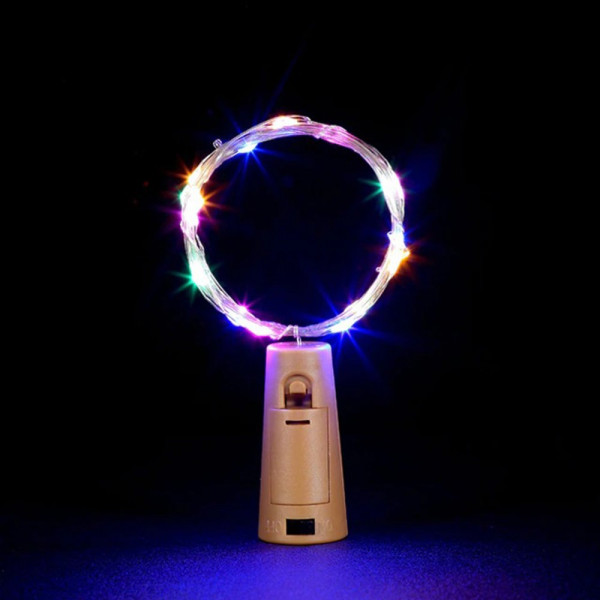 Фото - Гирлянда линейная Colorway Пробка для бутылки 20 LED 2м (5шт/уп) CW-GC-20L2BMC