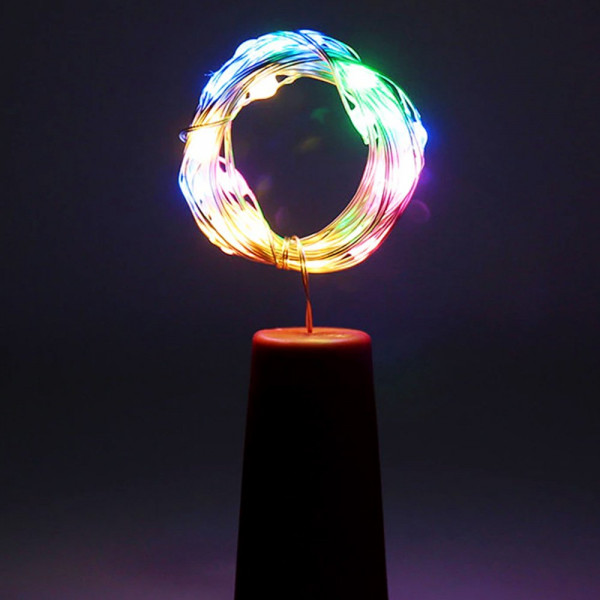 Фото - Гирлянда линейная Colorway Пробка для бутылки 20 LED 2м (5шт/уп) CW-GC-20L2BMC