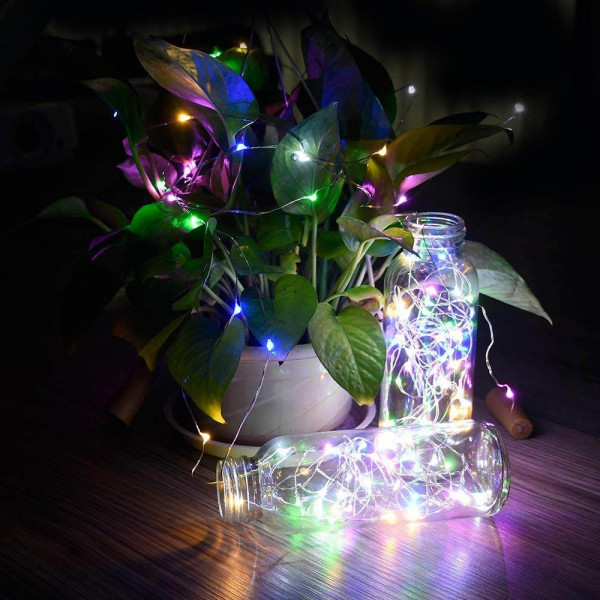 Фото - Гирлянда линейная Colorway Пробка для бутылки 20 LED 2м (5шт/уп) CW-GC-20L2BMC