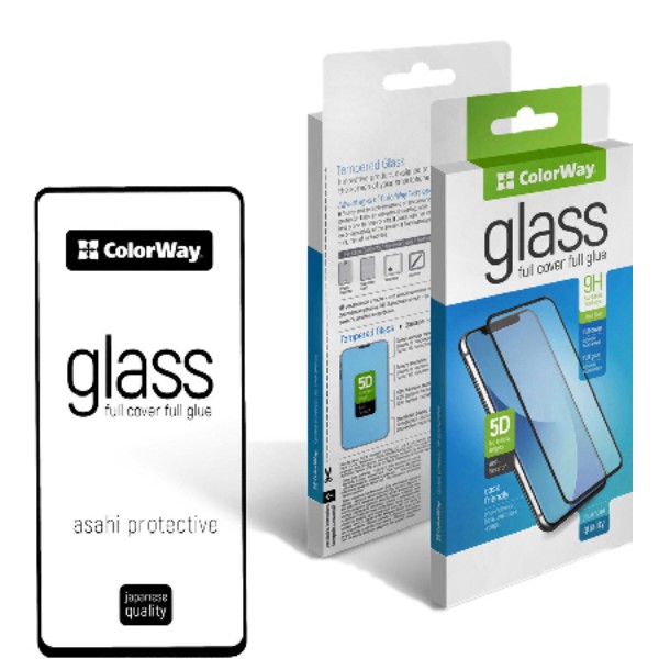 Фото - Защитное стекло для смартфона Colorway 9H FC glue Apple iPhone 15 Plus Black (CW-GSFGAI15PL-BK)