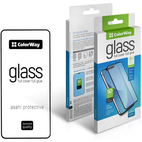 Фото - Захисне скло для смартфону Colorway 9H FC glue Samsung Galaxy S25 black (CW-GSFGSG931-BK)