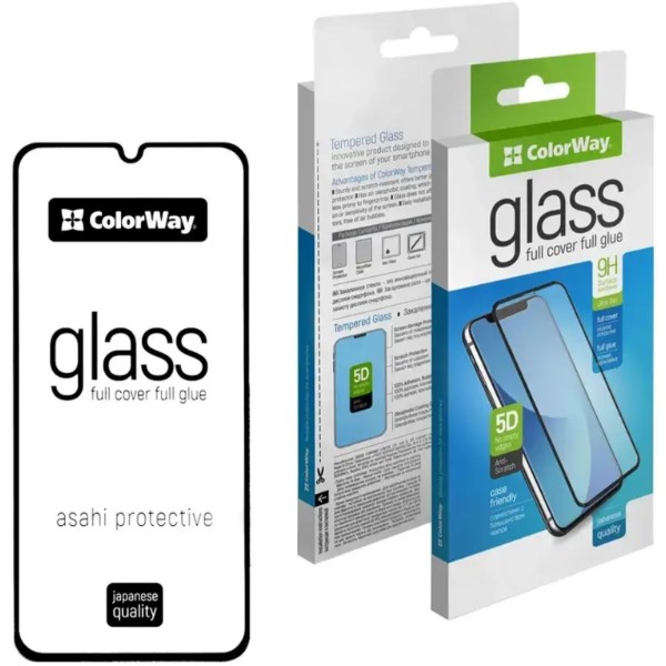 Фото - Захисне скло для смартфону Colorway 9H FC glue for Samsung Galaxy A06 Black (CW-GSFGSGA065-BK)