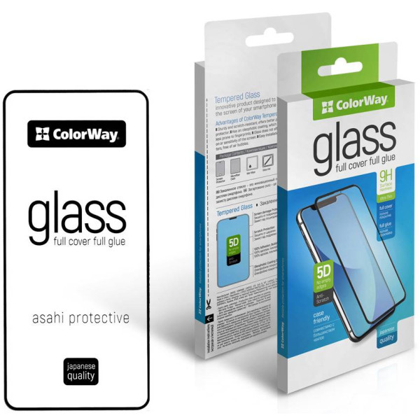 Фото - Защитное стекло для смартфона Colorway 9H FC glue ColorWay Samsung Galaxy A37 Black (CW-GSFGSGA376-BK)