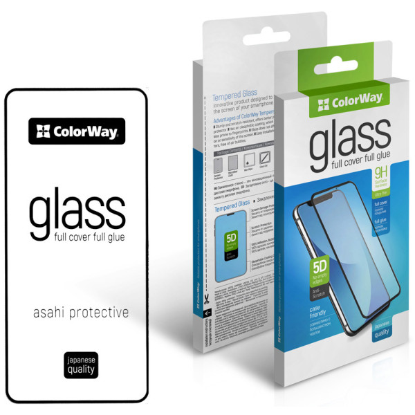 Фото - Захисне скло для смартфону Colorway 9H FC glue for Xiaomi Redmi 15 black (CW-GSFGXR15-BK)