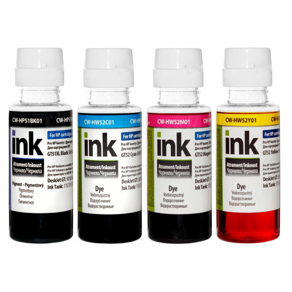 Фото - Уцінка - Чорнило Colorway HP Ink Tank 115/315/415 (4х100мл) BK/С/M/Y (CW-HP51/HW52SET01) #
