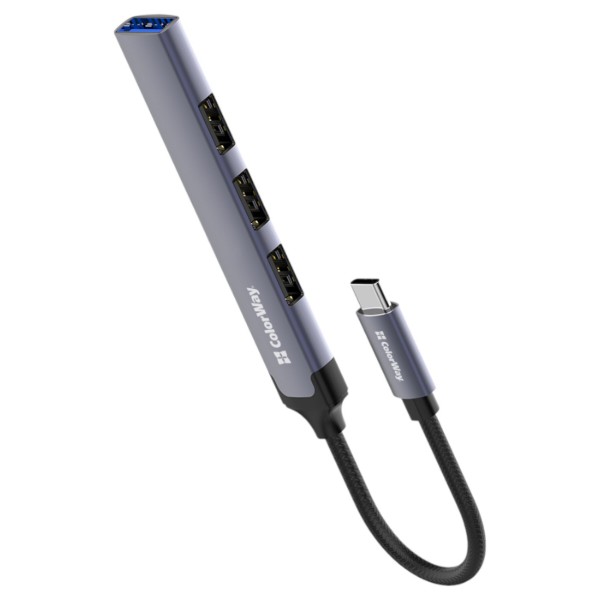 Фото - Хаб USB Colorway USB-C 4-в-1 USB2.0х3/USB3.0 (CW-HUB04)