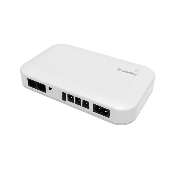 Фото - Джерело безперебійного живлення Colorway UPS for router 8800mAh 21W DC 5V/9V/12V/24V V2 (CW-PB088LI3WT)