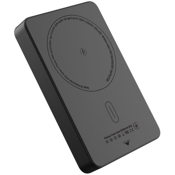 Фото - Батарея мобільна Colorway Power Bank 10 000 mAh 15W MagSafe USB-C PD 20W Black (CW-PB100LPA1BK-WPDD)