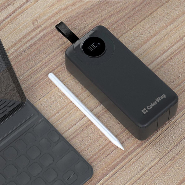 Фото - Батарея мобильная Colorway 30000 mAh EnergyPlus Black (CW-PB300LPB4BK-PDD)