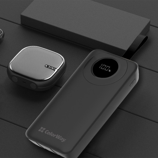 Фото - Батарея мобильная Colorway 30000 mAh EnergyPlus Black (CW-PB300LPB4BK-PDD)