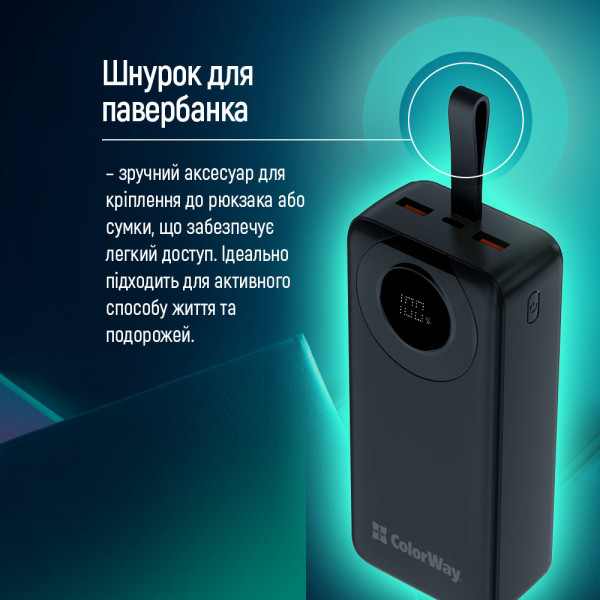 Фото - Батарея мобильная Colorway 30000 mAh EnergyPlus Black (CW-PB300LPB4BK-PDD)