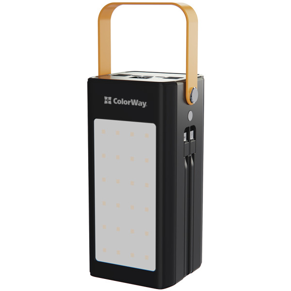 Фото - Батарея мобильная Colorway 80000 mAh LCD/Lamp USB QC3.0 + USB-C Power Delivery 22.5W Black (CW-PB800LPA8BK-PDD)