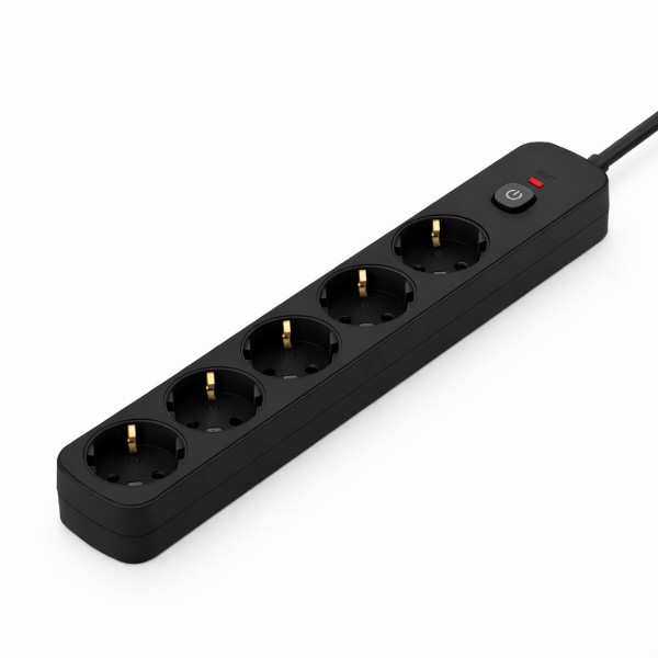 Фото - Мережевий фільтр Colorway 10A/2500W (CCA-3G1MM) 5 р/3M Black (CW-PSEA1053BK)