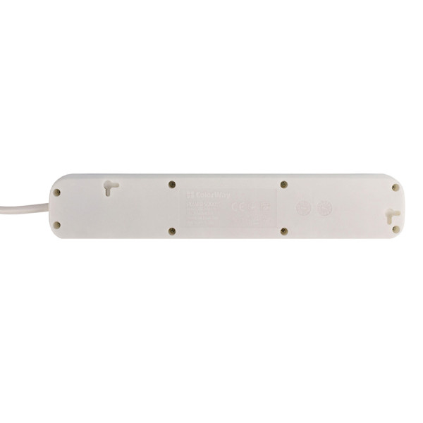 Фото - Мережевий фільтр Colorway 2m White (CW-PSEA42W)