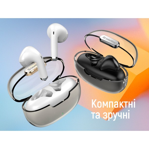Фото - Навушники вкладиші бездротові TWS Colorway Slim TWS-2 Earbuds Black (CW-TWS2BK)