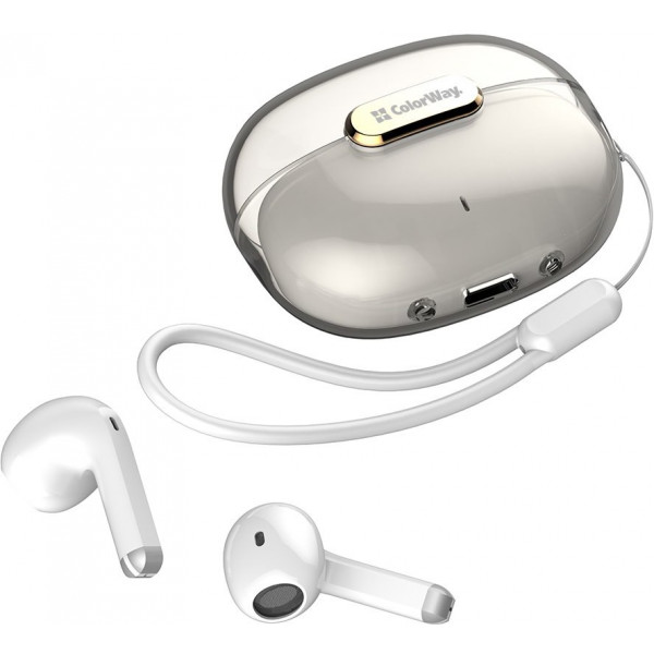 Фото - Навушники вкладиші бездротові TWS Colorway Slim TWS-2 Earbuds White (CW-TWS2WT)