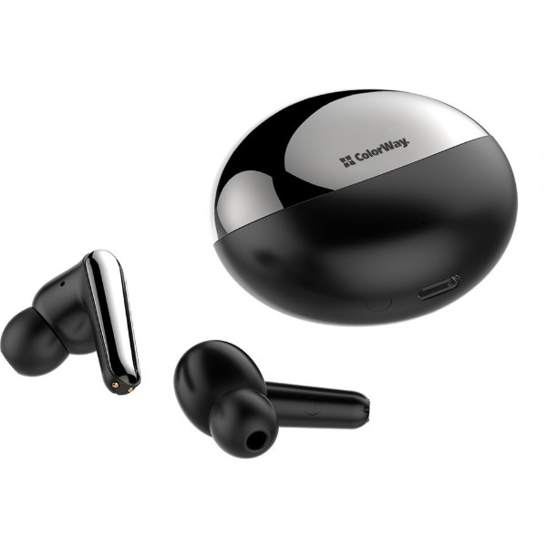 Фото - Наушники вкладыши беспроводные TWS Colorway TWS-3 Earbuds Black (CW-TWS3BK)