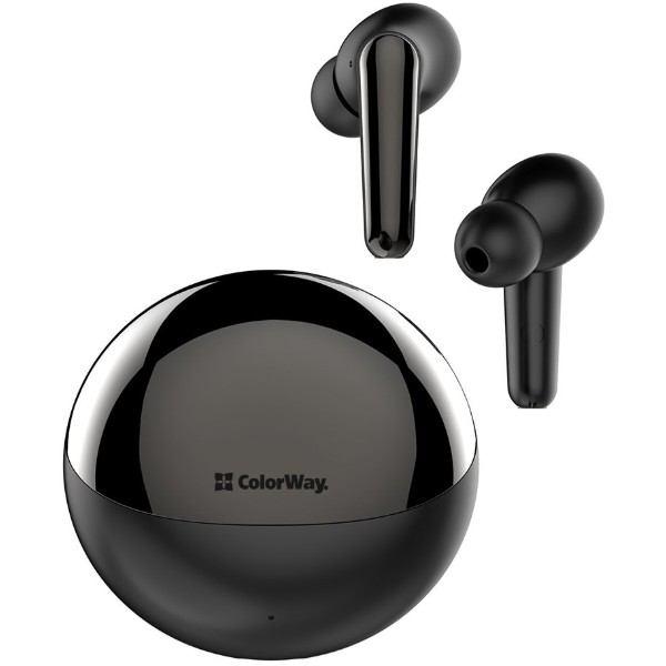 Фото - Наушники вкладыши беспроводные TWS Colorway TWS-3 Earbuds Black (CW-TWS3BK)