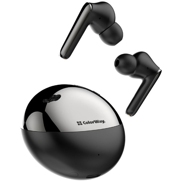 Фото - Наушники вкладыши беспроводные TWS Colorway TWS-3 Earbuds Black (CW-TWS3BK)