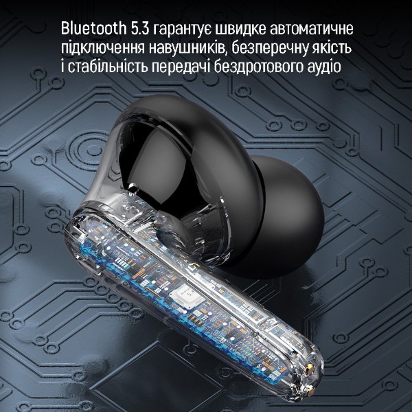 Фото - Наушники вкладыши беспроводные TWS Colorway TWS-3 Earbuds Black (CW-TWS3BK)