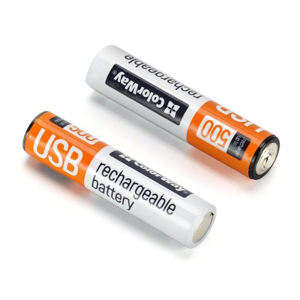 Фото - Аккумулятор тип AAA Colorway USB-С 590 мАЧ 1.5В 2 шт. (CW-UBAAA-09)