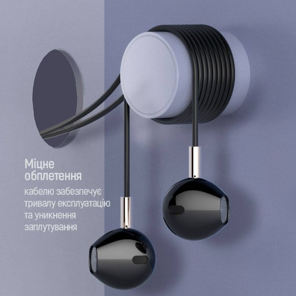 Фото - Наушники вкладыши проводные Colorway 3.5 mm Wired Earphone Blast 2 Black (CW-WD02BK)